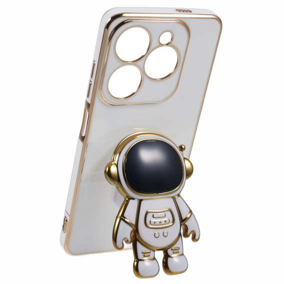 Pouzdro pro Infinix Hot 40i, Astronaut, bílé