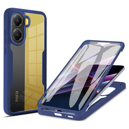 Pouzdro pro Xiaomi Poco X7 Pro 5G, Shockproof, s fólií, modré