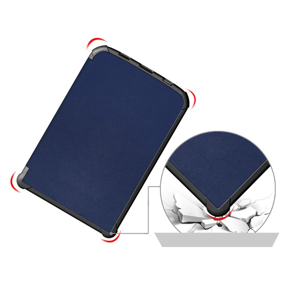 Pouzdro pro PocketBook Touch Lux 4 5 606 616 627 628 632 633, Smartcase, modré