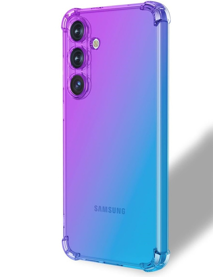 Pouzdro pro Samsung Galaxy A56, Gradient Dropproof, Fialová / modrá