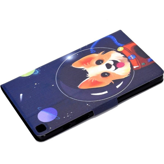 Pouzdro pro Samsung Galaxy Tab A7 Lite 8.7 T220 / T225, astronaut dog