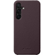 Pouzdro MELKCO pro Samsung Galaxy S24, kožené, fialové