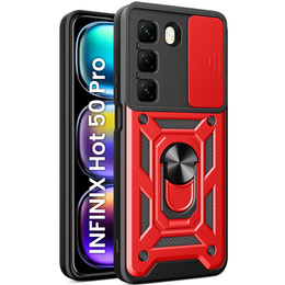 Pouzdro pro Infinix Hot 50 Pro 4G, CamShield Slide, červené