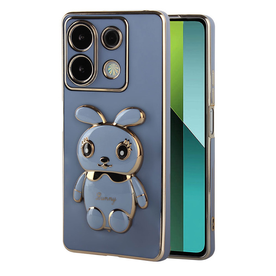 Pouzdro pro Xiaomi Redmi Note 13 Pro 5G, Rabbit, modré + 9H tvrzené sklo