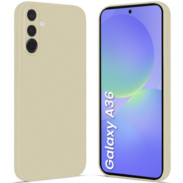 Pouzdro pro Samsung Galaxy A36 5G, Silicone Lite, béžové