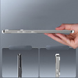 Ochranné pouzdro na fotoaparát pro Samsung Galaxy Note 10+ Plus, CamShield MagSafe, průhledná / stříbrná