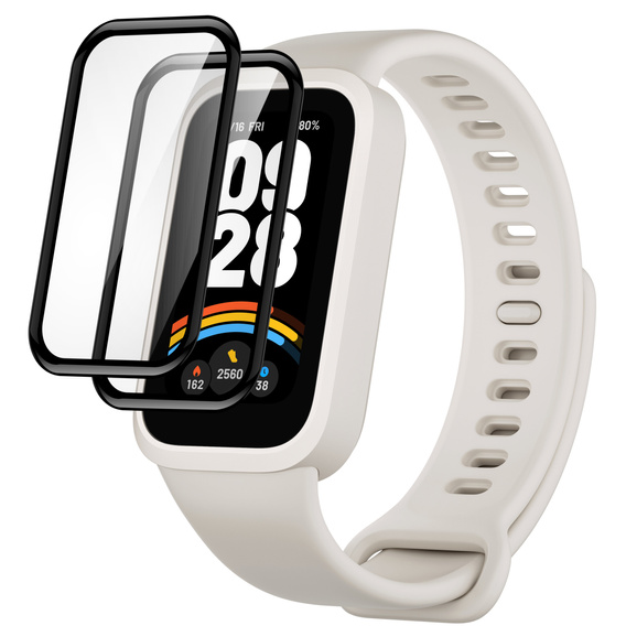 2x hybridní sklo ERBORD pro Xiaomi Smart Band 9 Active