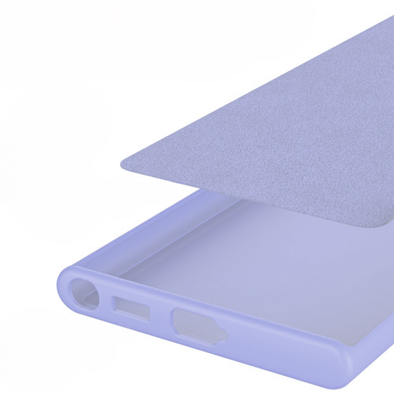 Pouzdro pro Samsung Galaxy S23 Ultra, Silicone Lite, fialové