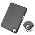 Pouzdro pro iPad Pro 11" 2024 (5 gen.), Smartcase s prostorem pro stylus, šedé