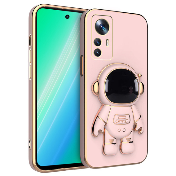 Pouzdro pro Xiaomi 12T Pro, Astronaut, růžové