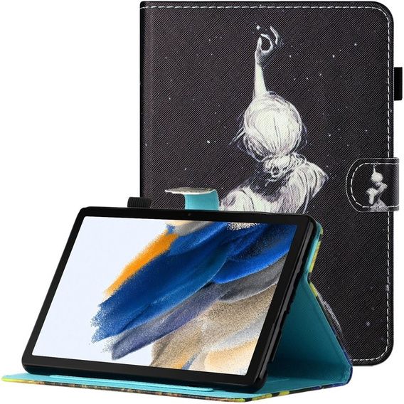 Pouzdro pro Samsung Galaxy Tab A8 10.5 2021 X200 X205, girl