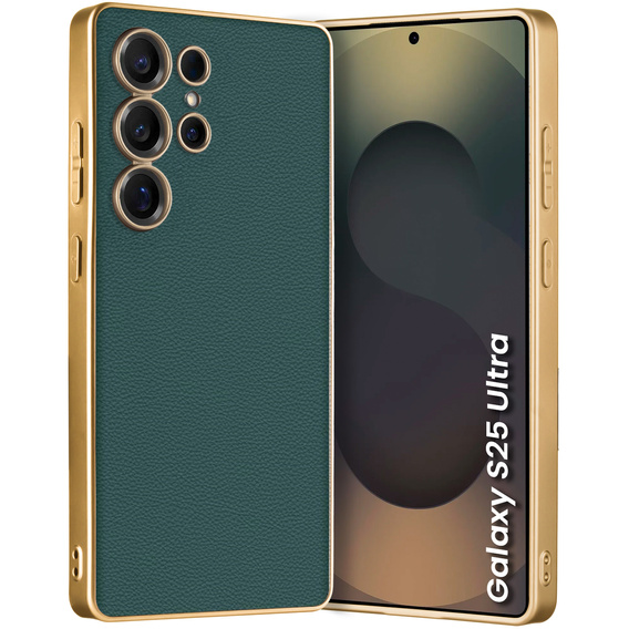 Pouzdro pro Samsung Galaxy S25 Ultra, GKK Leather, zelené