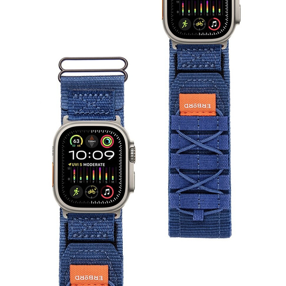 Nylonový řemínek ERBORD Runner pro Apple Watch 1/2/3/4/5/6/7/8/9/SE/ULTRA/ULTRA 2 42/44/45/49MM