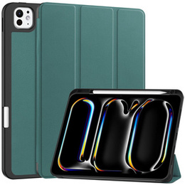 Pouzdro pro iPad Pro 11" 2024 (5 gen.), Smartcase s prostorem pro stylus, zelené