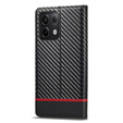 Flipové pouzdro pro Xiaomi Redmi Note 13 5G, Carbon LC.IMEEKE, černé