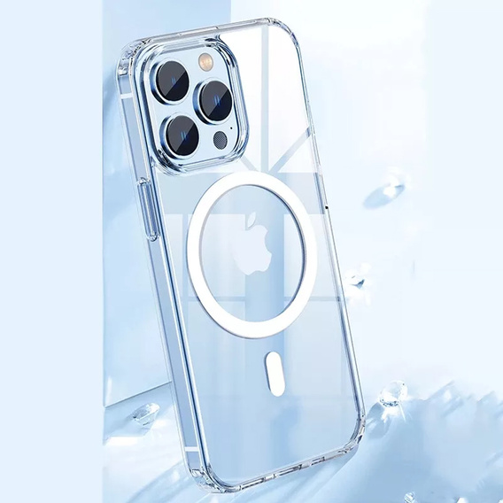 Pouzdro pro iPhone 14 Pro Max, Dropproof MagSafe, průhledné