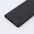 Pouzdro pro Oppo A78 4G, ERBORD Vintage peněženka s klopou, černé