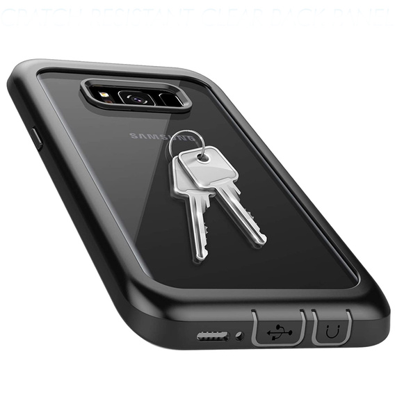 Pouzdro pro Samsung Galaxy S8+ Plus, Shockproof, s fólií, modré