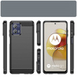 Pouzdro pro Motorola Moto G73 5G, Carbon, černé