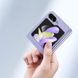 Pouzdro Dux Ducis pro Samsung Galaxy Z Flip5 5G, Bri, fialové
