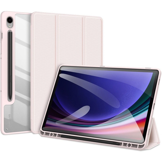 Pouzdro pro Samsung Galaxy Tab S10 Lite / S10 FE / S9 FE, Dux Ducis TOBY, růžové