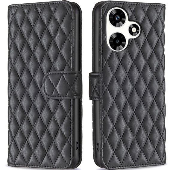 Klopové pouzdro pro Infinix Hot 30, Wallet, BINFEN COLOR, černé