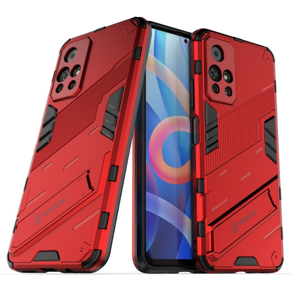 Pouzdro pro Xiaomi Poco M4 Pro 5G / Note 11S 5G, Military kickstand, modré