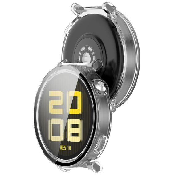 Pouzdro 2v1 + tvrzené sklo pro Huawei Watch GT 5 Pro 42mm, průhledné