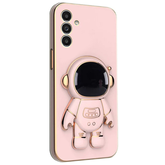 Pouzdro pro Samsung Galaxy M34, Astronaut, růžové