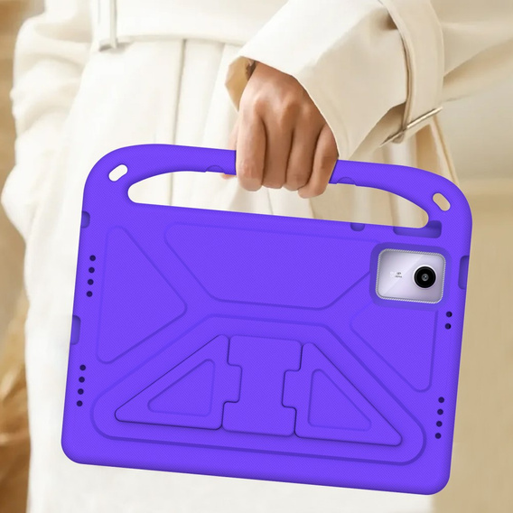 Dětské pouzdro pro Lenovo Tab M11, dětské pouzdro s rukojetí, fialové
