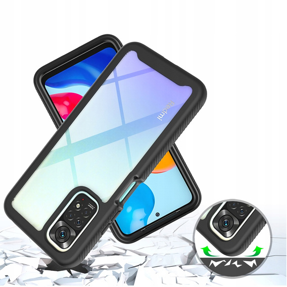 Pouzdro pro Xiaomi Redmi Note 11 Pro / Pro 4G, Shockproof, s fólií, modré