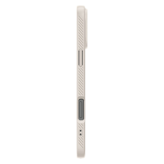 Pouzdro Spigen pro iPhone 16 Pro, Liquid Air, titan + 9H tvrzené sklo