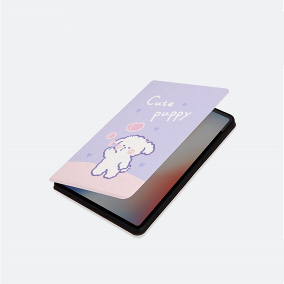 Flipové pouzdro pro Samsung Galaxy Tab A9+, bubble dog
