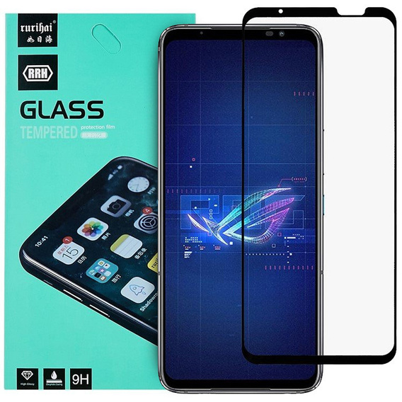 RURIHAI 3D tvrzené sklo přes celý displej pro Asus ROG Phone 6 5G