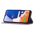 Klopové pouzdro pro Samsung Galaxy A55 5G, Wallet, Butterfly, fialové
