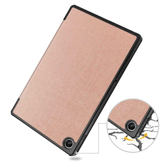 Pouzdro pro Lenovo Tab M10 Plus 10.6 Gen 3 TB-125F TB-128F, Smartcase, růžové rose gold