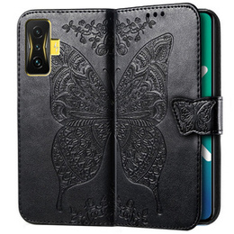 Klopové pouzdro pro Xiaomi Poco F4 GT, Butterfly, černé