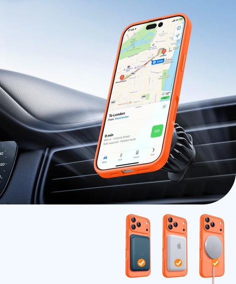 Magnetické pouzdro s integrovaným sklem fotoaparátu pro iPhone 17 Pro Max