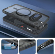 Pouzdro pro Nothing Phone 3A, pro MagSafe, ERBORD Matt Case, černý