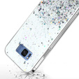 Pouzdro pro Samsung Galaxy S8+ Plus, Glittery, průhledné