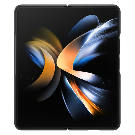 Originální pouzdro Samsung pro Galaxy Z Fold 4, Leather Flip Cover, černá barva