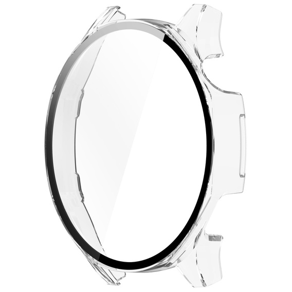 Pouzdro 2v1 + tvrzené sklo pro Huawei Watch GT 5 46mm, průhledné
