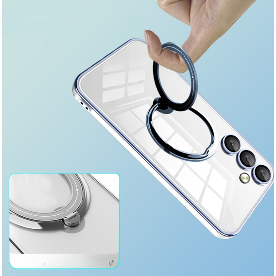 Magnetické pouzdro pro Samsung Galaxy A36 5G, pro MagSafe, modré