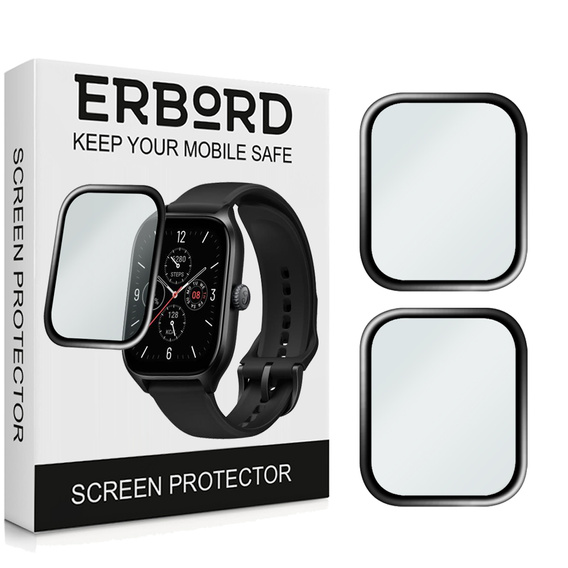 2x hybridní sklo ERBORD pro Amazfit GTS 4