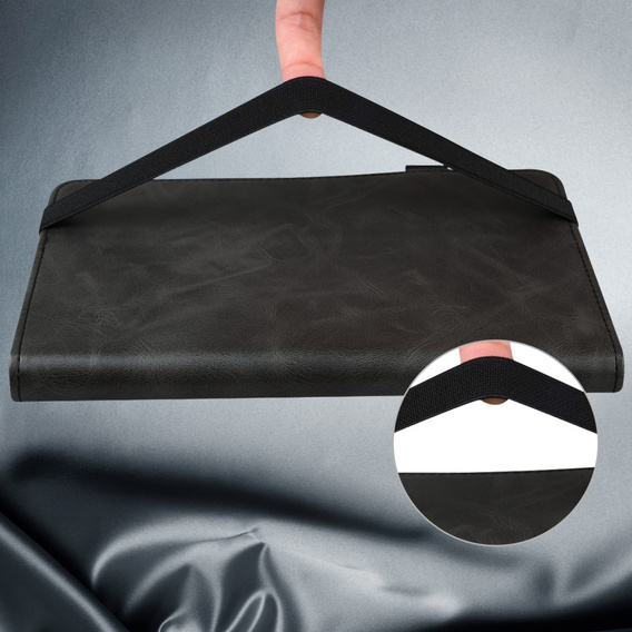 Pouzdro pro Samsung Galaxy Tab S10 Lite / S10 FE / S9 FE / S9, Classic, s prostorem pro stylus, černé