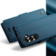 CASEME Litchi Wallet flipové pouzdro pro Samsung Galaxy Z Fold7 5G