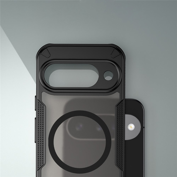 Pancéřové pouzdro pro Google Pixel 10, pro MagSafe, matné, černé