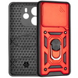 Pouzdro pro Xiaomi Redmi Note 14 4G, CamShield Slide, červené