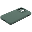 Pouzdro pro iPhone 15 Pro Max, Silicone Lite, tmavě zelené