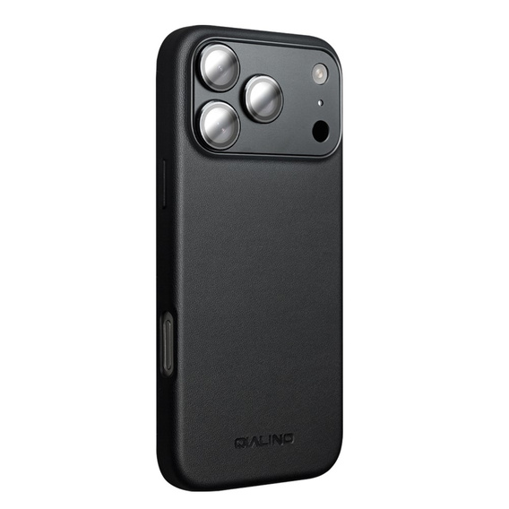 QIALINO pouzdro pro iPhone 17 Pro, pro MagSafe, s ochranou fotoaparátu, černé
